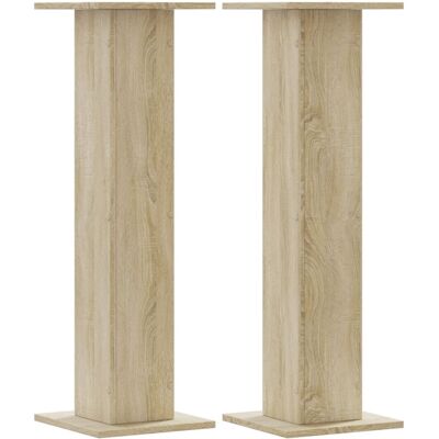 vidaXL Speakerstandaards 2 st 30x30x95 cm bewerkt hout sonoma eiken vidaXL Speakerstandaards 2 st 30x30x95 cm bewerkt hout sonoma eiken