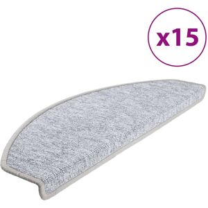 vidaXL 15 st Trapmatten 65x24x4 cm lichtgrijs vidaXL 15 st Trapmatten 65x24x4 cm lichtgrijs