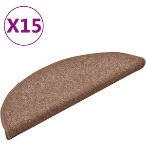 vidaXL Trapmatten 15 st 56x17x3 cm bruin vidaXL Trapmatten 15 st 56x17x3 cm bruin