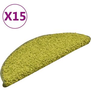 vidaXL Trapmatten 15 st 56x17x3 cm groen vidaXL Trapmatten 15 st 56x17x3 cm groen