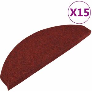 vidaXL Trapmatten zelfklevend 15 st 65x22,5x3,5 cm rood vidaXL Trapmatten zelfklevend 15 st 65x22,5x3,5 cm rood