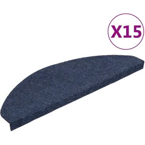vidaXL Trapmatten zelfklevend 15 st 65x22,5x3,5 cm blauw vidaXL Trapmatten zelfklevend 15 st 65x22,5x3,5 cm blauw