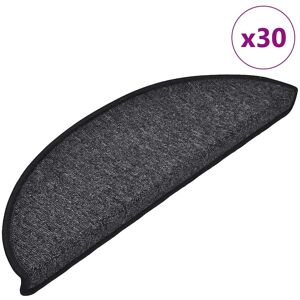 vidaXL Trapmatten 30 st 56x17x3 cm Antraciet Halfrond vidaXL Trapmatten 30 st 56x17x3 cm Antraciet Halfrond