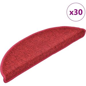 vidaXL Trapmatten 30 st 56x17x3 cm Röd Halfrond vidaXL Trapmatten 30 st 56x17x3 cm Röd Halfrond