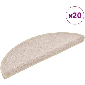 vidaXL Trapmatten 20 st 56x17x3 cm Taupe Halfrond vidaXL Trapmatten 20 st 56x17x3 cm Taupe Halfrond
