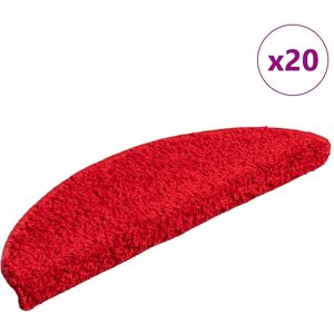 vidaXL Trapmatten 20 st 56x17x3 cm Rood Halfrond vidaXL Trapmatten 20 st 56x17x3 cm Rood Halfrond