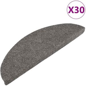 vidaXL Trapmatten zelfklevend 30 st 56x17x3 cm grijs vidaXL Trapmatten zelfklevend 30 st 56x17x3 cm grijs