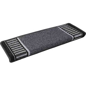 vidaXL Zelfklevende trapmatten 15 pcs Antraciet 65 x 21 x 4 cm vidaXL Zelfklevende trapmatten 15 pcs Antraciet 65 x 21 x 4 cm