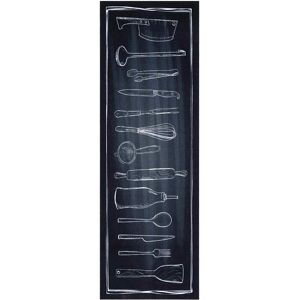 vidaXL Keuken Tapijt Zwart 180 x 60 cm Fluweel vidaXL Keuken Tapijt Zwart 180 x 60 cm Fluweel
