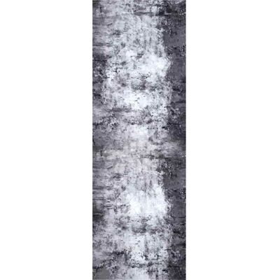 vidaXL Keuken Tapijt Grijs 180 x 60 cm Fluweel vidaXL Keuken Tapijt Grijs 180 x 60 cm Fluweel