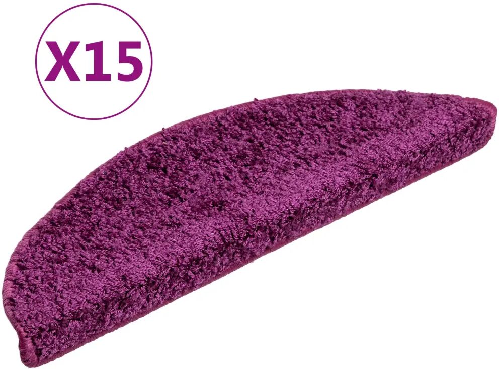 vidaXL 15 st Trapmatten 56x20 cm violet