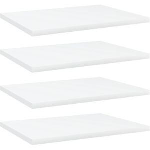 vidaXL Wandschappen 4 st 40x30x1,5 cm bewerkt hout wit vidaXL Wandschappen 4 st 40x30x1,5 cm bewerkt hout wit