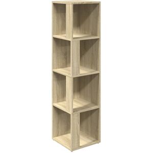 vidaXL Hoekkast 33x33x132 cm bewerkt hout sonoma eikenkleurig vidaXL Hoekkast 33x33x132 cm bewerkt hout sonoma eikenkleurig
