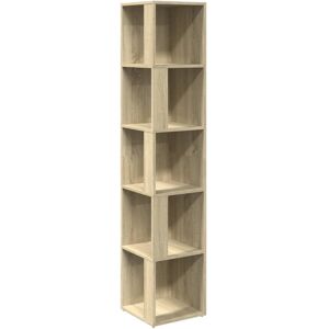 vidaXL Hoekkast 33x33x164,5 cm bewerkt hout sonoma eikenkleurig vidaXL Hoekkast 33x33x164,5 cm bewerkt hout sonoma eikenkleurig