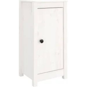 vidaXL Dressoirs 2 st 39x35x80 cm massief grenenhout wit vidaXL Dressoirs 2 st 39x35x80 cm massief grenenhout wit