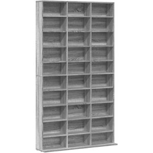 vidaXL Cd-kast 102x23x177,5 cm bewerkt hout grijs sonoma eikenkleurig vidaXL Cd-kast 102x23x177,5 cm bewerkt hout grijs sonoma eikenkleurig