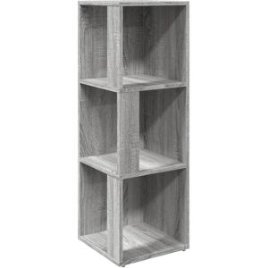vidaXL Hoekkast 33x33x100 cm bewerkt hout grijs sonoma eikenkleurig vidaXL Hoekkast 33x33x100 cm bewerkt hout grijs sonoma eikenkleurig