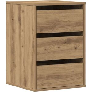 vidaXL Ladekast 40x41x58 cm bewerkt hout artisanaal eikenkleurig vidaXL Ladekast 40x41x58 cm bewerkt hout artisanaal eikenkleurig