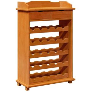 vidaXL Wijnrek Bruin 58 x 28 x 90 cm Massief grenenhout vidaXL Wijnrek Bruin 58 x 28 x 90 cm Massief grenenhout