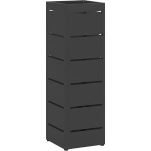 vidaXL Opslaghaak & Rek met opslag Zwart 15,5 x 15,5 x 49 cm Metaal vidaXL Opslaghaak & Rek met opslag Zwart 15,5 x 15,5 x 49 cm Metaal