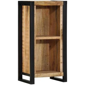 vidaXL Nachtkastje met plank Bruin 40 x 30 x 80 cm Massief mangohout vidaXL Nachtkastje met plank Bruin 40 x 30 x 80 cm Massief mangohout