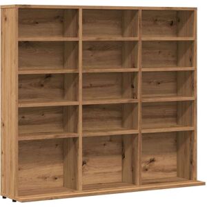 vidaXL Cd-kast 100x23x89,5 cm bewerkt hout artisanaal eikenkleurig vidaXL Cd-kast 100x23x89,5 cm bewerkt hout artisanaal eikenkleurig