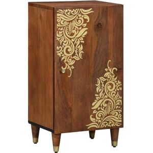 vidaXL Dressoir met plank Bruin 40 x 33 x 75 cm Massief Mango Hout vidaXL Dressoir met plank Bruin 40 x 33 x 75 cm Massief Mango Hout