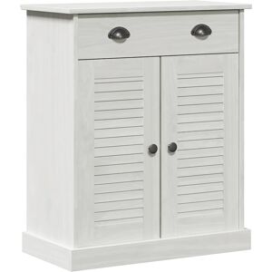 vidaXL Badkamerkast met plank VIGO Wit en Antiek Wit 68 x 34 x 80 cm vidaXL Badkamerkast met plank VIGO Wit en Antiek Wit 68 x 34 x 80 cm