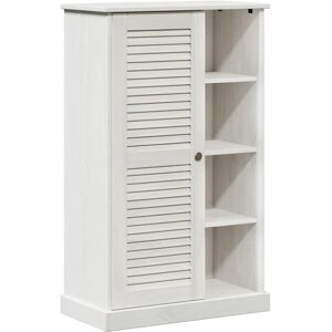 vidaXL Badkamerkast met plank VIGO Wit en Antiek Wit 68 x 34 x 110 cm vidaXL Badkamerkast met plank VIGO Wit en Antiek Wit 68 x 34 x 110 cm