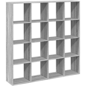 vidaXL Boekenkast 137,5x29x137,5 cm bewerkt hout grijs sonoma eiken vidaXL Boekenkast 137,5x29x137,5 cm bewerkt hout grijs sonoma eiken