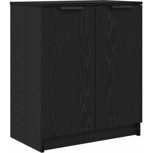 vidaXL Schoenenkast met plank Zwart Eiken 59 x 35 x 70 cm Bewerkt hout vidaXL Schoenenkast met plank Zwart Eiken 59 x 35 x 70 cm Bewerkt hout