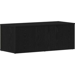 vidaXL TV Kast met lade Zwart Eiken 80x34x30 cm Bewerkt hout vidaXL TV Kast met lade Zwart Eiken 80x34x30 cm Bewerkt hout