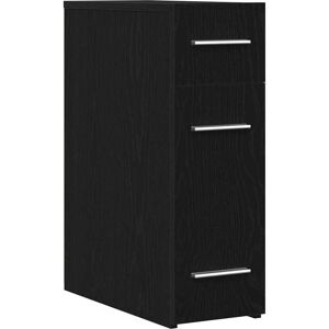 vidaXL Apotheekkast Zwart Eiken 20 x 45,5 x 60 cm Bewerkt hout vidaXL Apotheekkast Zwart Eiken 20 x 45,5 x 60 cm Bewerkt hout