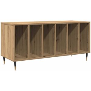 vidaXL Platenkast met plank artisanaal eikenkleurig 100 x 38 x 48 cm vidaXL Platenkast met plank artisanaal eikenkleurig 100 x 38 x 48 cm