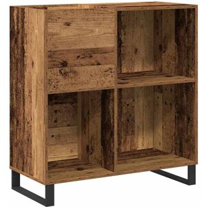 vidaXL Platenkast met plank Oud hout 84,5 x 38 x 89 cm Bewerkt hout vidaXL Platenkast met plank Oud hout 84,5 x 38 x 89 cm Bewerkt hout