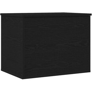 vidaXL Opslagdoos met opslag Zwart eiken 60 x 42 x 46 cm Bewerkt hout vidaXL Opslagdoos met opslag Zwart eiken 60 x 42 x 46 cm Bewerkt hout