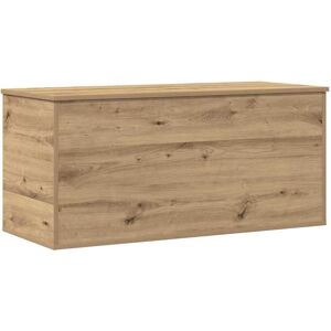 vidaXL Opslagdoos met opslag artisanaal eikenkleurig 100 x 42 x 46 cm vidaXL Opslagdoos met opslag artisanaal eikenkleurig 100 x 42 x 46 cm