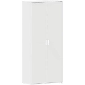 vidaXL Schoenenkast met plank Wit 80 x 39 x 178 cm Bewerkt hout vidaXL Schoenenkast met plank Wit 80 x 39 x 178 cm Bewerkt hout