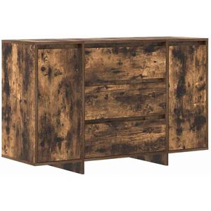 vidaXL Dressoir met lade Rook Eiken 120 x 41 x 75 cm Bewerkt hout vidaXL Dressoir met lade Rook Eiken 120 x 41 x 75 cm Bewerkt hout