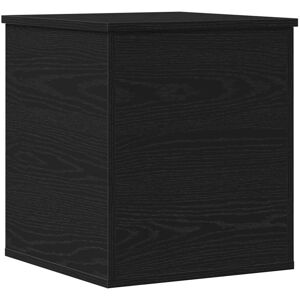 vidaXL Opslagdoos met opslag Zwart Eiken 40 x 42 x 46 cm Bewerkt hout vidaXL Opslagdoos met opslag Zwart Eiken 40 x 42 x 46 cm Bewerkt hout