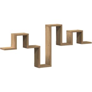 vidaXL Wandplank Wandgemonteerd Artisan Eiken 104,5 x 43 x 10 cm vidaXL Wandplank Wandgemonteerd Artisan Eiken 104,5 x 43 x 10 cm