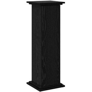 vidaXL Displaystand met plank Zwart Eiken 31 x 30 x 90 cm Bewerkt hout vidaXL Displaystand met plank Zwart Eiken 31 x 30 x 90 cm Bewerkt hout