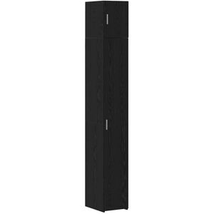 vidaXL Opbergkast met Planken Zwart eiken 30 x 42,5 x 225 cm vidaXL Opbergkast met Planken Zwart eiken 30 x 42,5 x 225 cm