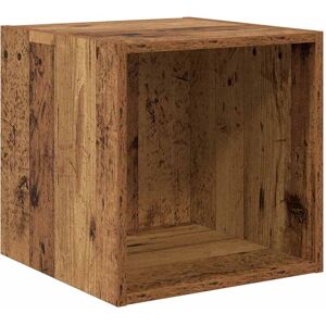 vidaXL Wandkast met plank Oudhout 37 x 37 x 37 cm Bewerkt hout vidaXL Wandkast met plank Oudhout 37 x 37 x 37 cm Bewerkt hout
