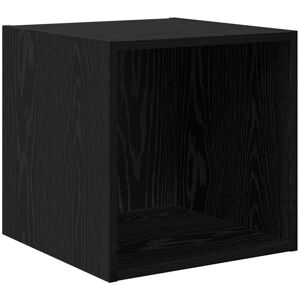 vidaXL Wandkast met plank Zwart Eiken 37 x 37 x 37 cm Bewerkt hout vidaXL Wandkast met plank Zwart Eiken 37 x 37 x 37 cm Bewerkt hout