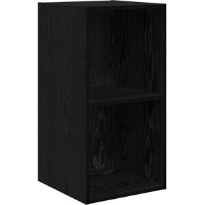 vidaXL Tv-meubelset Zwart Eiken 37 x 37 x 72 cm Bewerkt hout vidaXL Tv-meubelset Zwart Eiken 37 x 37 x 72 cm Bewerkt hout