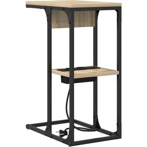 vidaXL Nachtkastje Sonoma Eik 41,5 x 26 x 60,5 cm Bewerkt hout vidaXL Nachtkastje Sonoma Eik 41,5 x 26 x 60,5 cm Bewerkt hout
