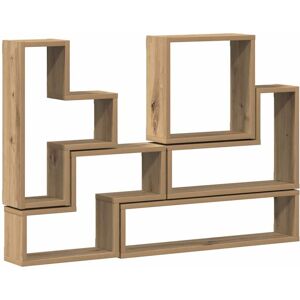 vidaXL Wandplank Wandgemonteerd Artisan Eiken 96 x 12 x 64 cm vidaXL Wandplank Wandgemonteerd Artisan Eiken 96 x 12 x 64 cm