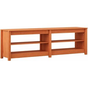 vidaXL Schoenenbank met plank met opslag Wasbruin 160 x 36,5 x 50 cm vidaXL Schoenenbank met plank met opslag Wasbruin 160 x 36,5 x 50 cm