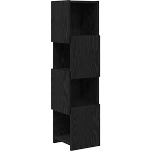 vidaXL Hoekkast Zwart Eiken 25,5x25x102cm Bewerkt hout vidaXL Hoekkast Zwart Eiken 25,5x25x102cm Bewerkt hout